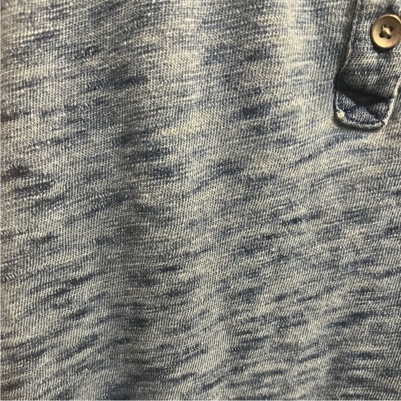 Y2K Elena Gilbert MADEWELL Henley Blue 100 % soft cotton Racer Back Tank SZ S - Picture 11 of 15